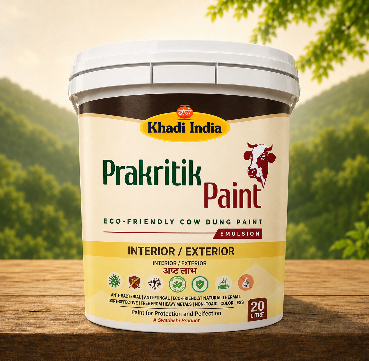 20 litre khadi india prakritik shobha paint 20 litre khadi india prakritik shobha paint